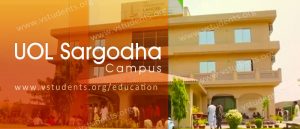 UOL Sargodha Campus Admissions 2018