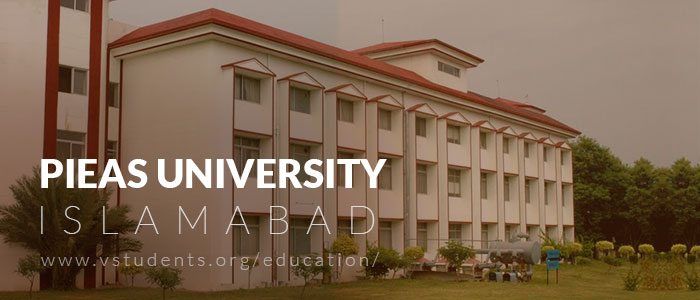 PIEAS University Islamabad Admission 2024