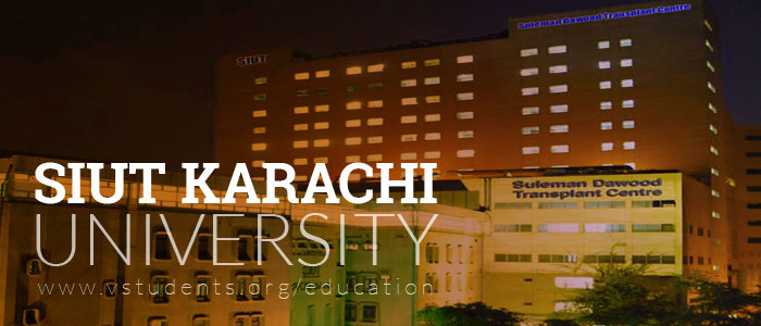 SIUT Karachi Admissions 2024