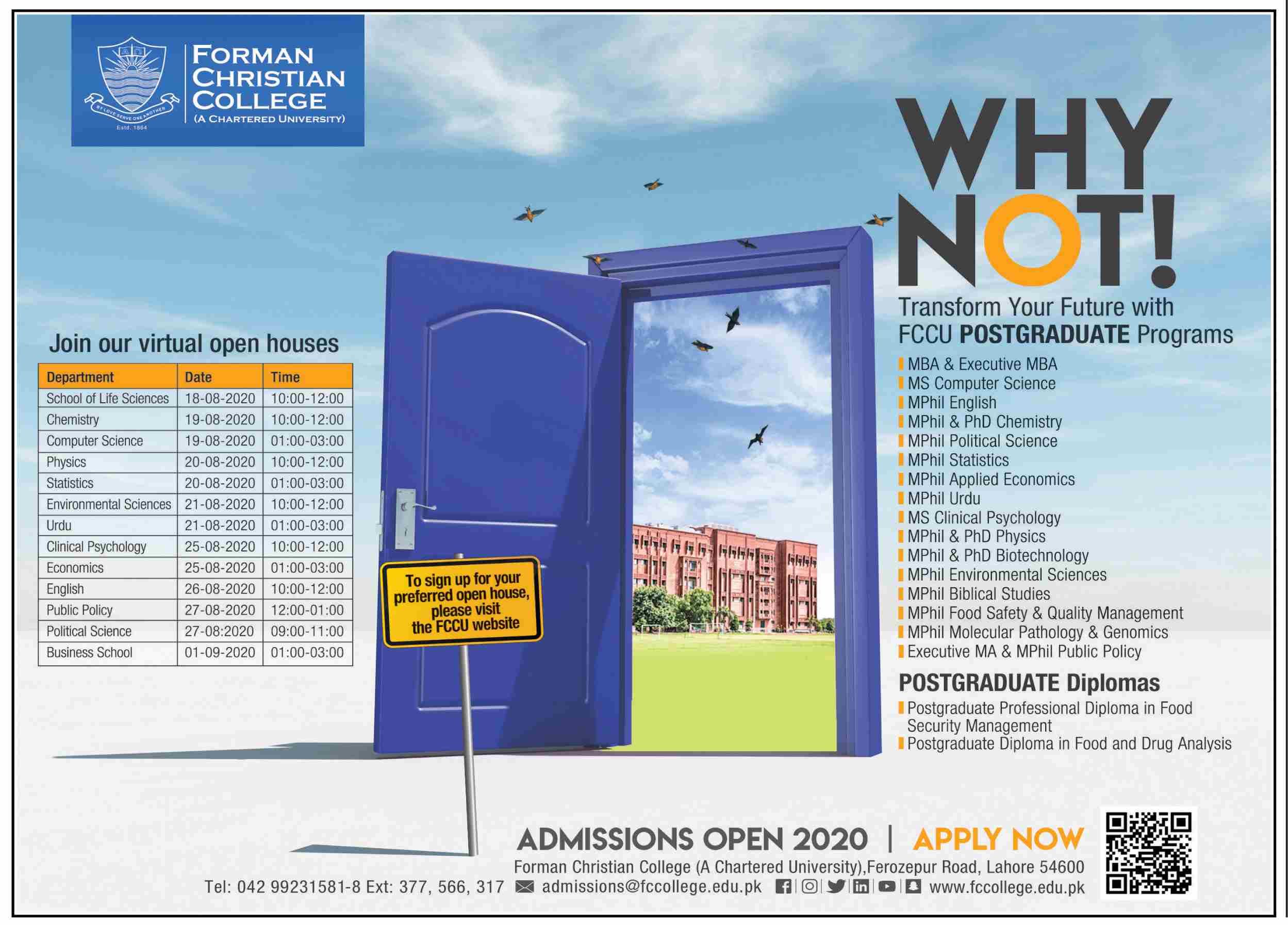 FC College Lahore Admission 2021 Last Date and Fee Structure [Complete ...